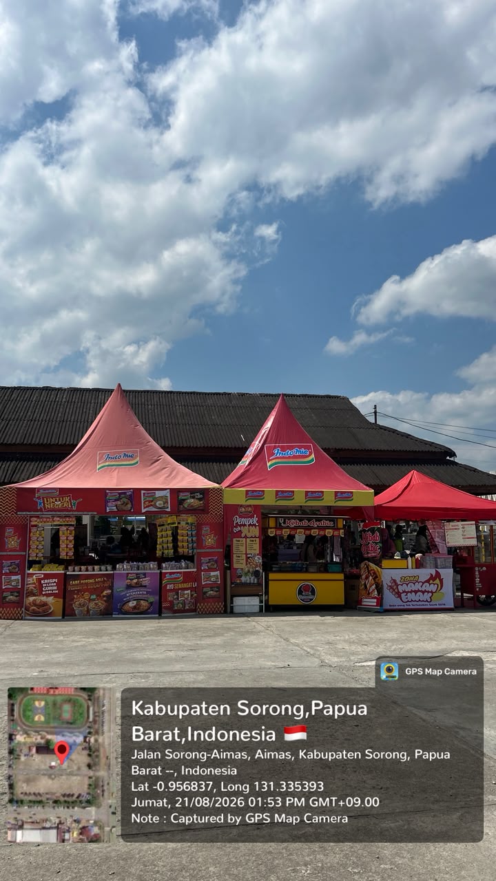 Alun-Alun Aimas Jadi Panggung Kreativitas UMKM dan Generasi Muda Sorong